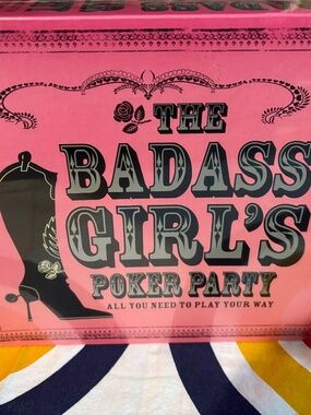 "Badass Girl's Poker Party" Set SEALED/UNOPENED